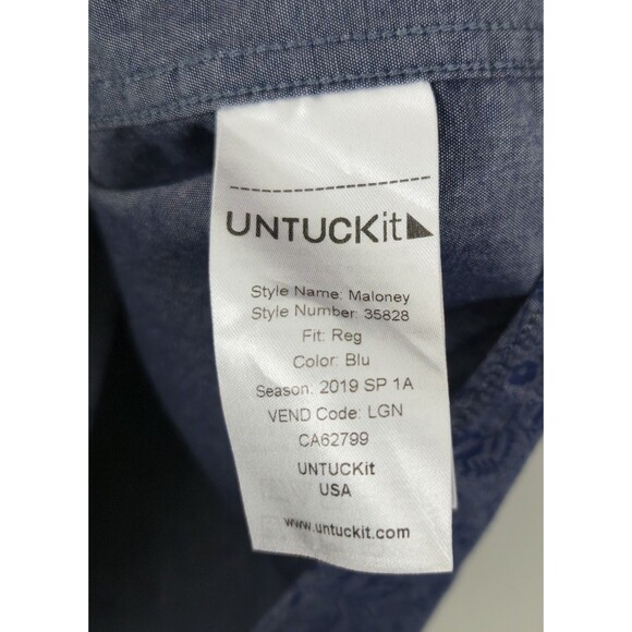 UNTUCKit Maloney Floral Print Button Shirt - Picture 7 of 7